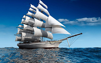 Big Sailing Ship | Full HD wallpaper