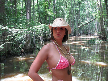 Back Waters, back, girl, south, water HD wallpaper