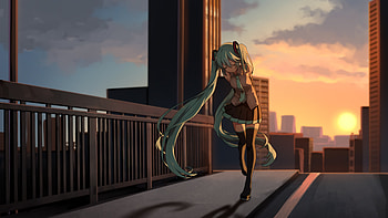 Hatsune Miku Vocaloid , hatsune-miku, vocaloid, anime, anime-girl, artist, artwork, digital-art HD wallpaper