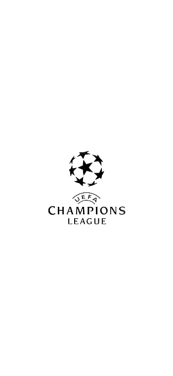 Champions League, Europe logo, Soccer art, White illustration HD phone wallpaper