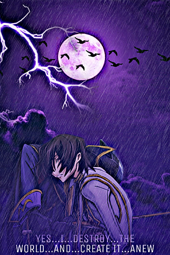Lelouch Death, art, organism HD phone wallpaper