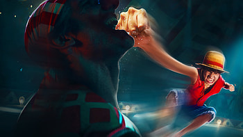 Luffy VS Buggy, Buggy (One Piece), Monkey D. Luffy, TV Show, One Piece (Live Action) HD wallpaper