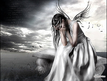 angel, wings, white, alone HD wallpaper