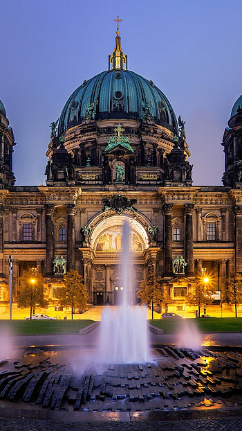 Berlin Cathedral, Cityscape , Country-style charm, Captivating landscape HD phone wallpaper