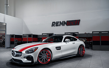 Mercedes-AMG GT, 2021, C190, white sports coupe, AMG GT tuning, white AMG GT, German sports cars, Mercedes-Benz HD wallpaper