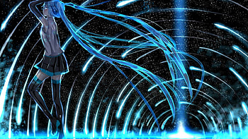 Blue Stars, music, anime, hatsune miku, Vocaloid, game, idol, anime girls HD wallpaper
