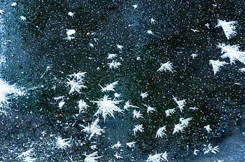 Winter, Water, Ice, Snow, Macro HD wallpaper