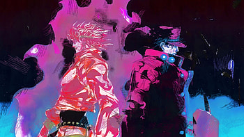 Jojo's Bizarre Adventure, Jotaro Kujo, Anime, Dio Brando HD wallpaper
