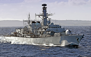HMS Somerset, F82, , vector art, HMS Somerset drawing, creative art, HMS Somerset art, vector drawing, abstract ships, HMS Somerset F82, Royal Navy HD wallpaper