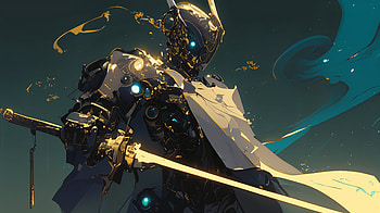 Sci-Fi Robot Knight: Stunning Ultra, Sci Fi, robot, knight, samurai, futuristic HD wallpaper