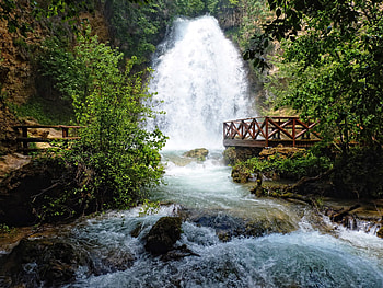 Nature, Rivers, Stones, Waterfall, Playground, Platform, Flow, Stream, Serbia, Resavitsa, Resavica HD wallpaper