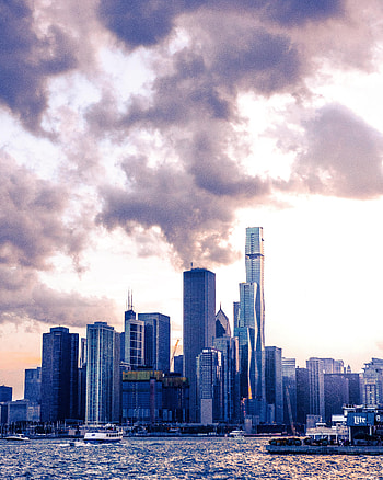 Cities, Water, Sky, Architecture, City, Skyscraper, Building HD phone wallpaper
