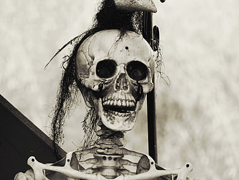 Still Waiting..., skeleton, waiting, bones, human HD wallpaper