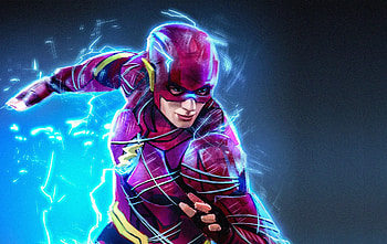 Flash, superhero, fan art HD wallpaper