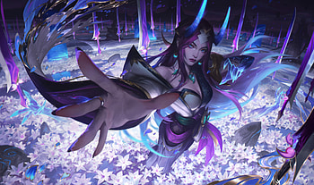 Spirit Bloosom Irelia Splash, irelia, league-of-legends, games, artist, artwork, digital-art, artstation, video-games HD wallpaper