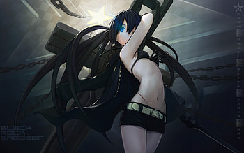 Anime, star, blue, vocaloid, brs, dark HD wallpaper