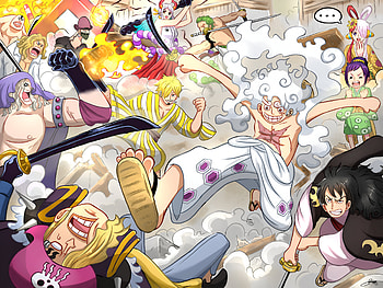 Anime, One Piece, Monkey D. Luffy, Gear 5 (One Piece) HD wallpaper