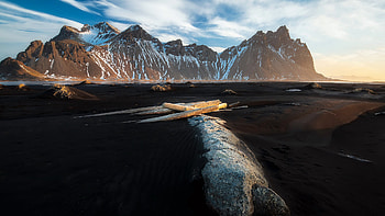 Stokksnes Iceland Vestrahorn Hofn and Hornafjordur Travel HD wallpaper