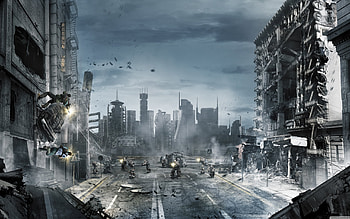 Games, Cities, Weapon HD wallpaper