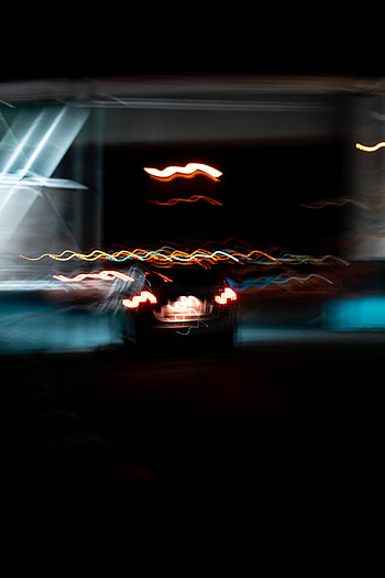 Lights, Dark, Blur, Smooth, Distortion HD phone wallpaper