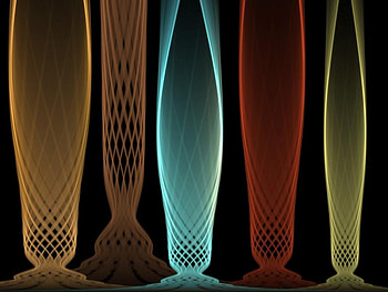 Vase, vase design, abstract, color HD wallpaper