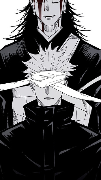 Jujutsu kaisen, art, Satoru, white HD phone wallpaper