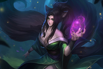 Magician, elf girl, fantasy, artwork HD wallpaper