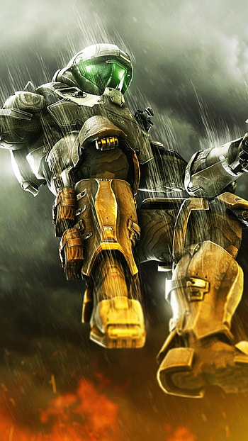 Halo, Animation, Artwork HD phone wallpaper