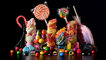 Sweets ultra , Mouthwatering confectionery, Delicious candy assortment, Tempting treat HD wallpaper