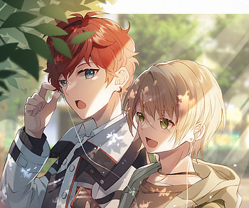 Hiiro Amagi & Aira Shiratori, Aira Shiratori, Hiiro Amagi, video game, Ensemble Stars! HD wallpaper