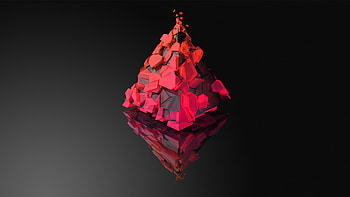 Justin Maller Triangle Reflection, justin-maller, artist, digital-art, abstract HD wallpaper