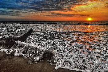 Beach Wave, , cool, wave, sunset, beach HD wallpaper