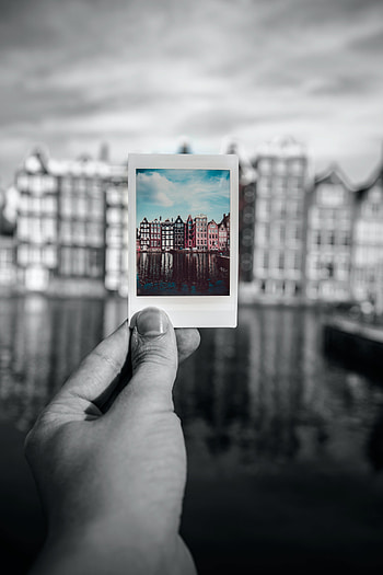 Hand, Miscellanea, Miscellaneous, Bw, Chb, , graphy, Polaroid HD phone wallpaper