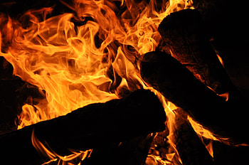 Let The Flames Burn, Flames, Orange, Movement, Fire, Burn HD wallpaper