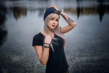 Unknown Model, babe, lady, model, blonde, woman HD wallpaper