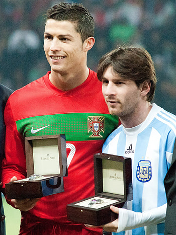 GOATS, cristiano, messi HD phone wallpaper