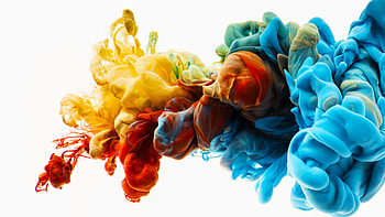 Colorful Smoke Art White Background Abstraction Abstract HD wallpaper