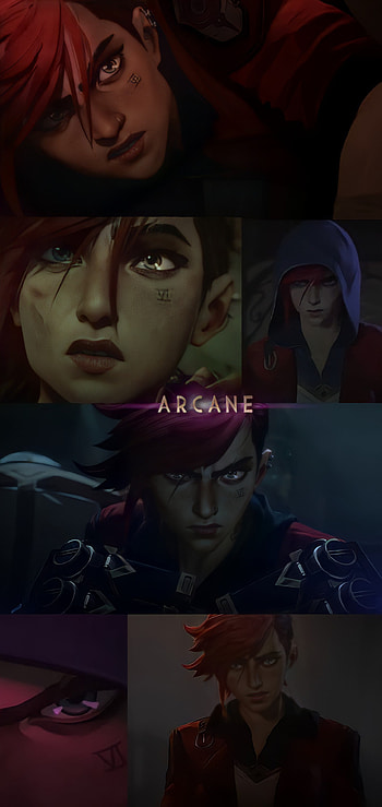 Arcane - VI (Modelo 2), Netflix, Violet, League Of Legends, LOL HD phone wallpaper