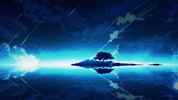 digital, sky, Stars, cloud HD wallpaper