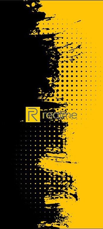Realme mix, xiaomi, pantalla, samsung, amarillo, logo, fondos HD phone wallpaper
