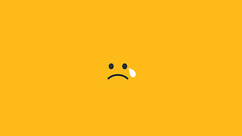 Sad Tears Smiley Minimalism , sad, minimalism, artist, digital-art HD wallpaper