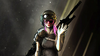 Scifi Cop, scifi, police, artist, artwork, digital-art, artstation HD wallpaper
