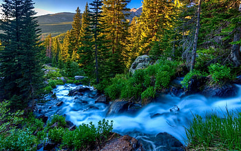 Landscape, Rivers HD wallpaper