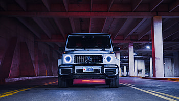 White Mercedes G Wagon 2024, mercedes-g-class, mercedes, mercedes-benz, cars, suv, behance HD wallpaper