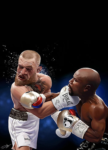 Floyd Mayweather vs Conor McGregor, Boxing vs UFC, Sporting spectacle, Athletic showdown HD phone wallpaper