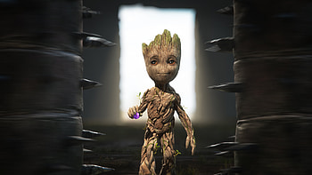 Groot - Enchanting Forest Scene, TV Show, I Am Groot HD wallpaper