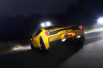 Ferrari, Cars, Lights, Back View, Rear View, Headlights, 458 Speciale HD wallpaper