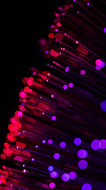 bokeh, purple, red, Abstract, light, abstract purple HD phone wallpaper