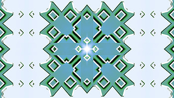 Green Artistic Cross, Abstract, kaleidoscope HD wallpaper
