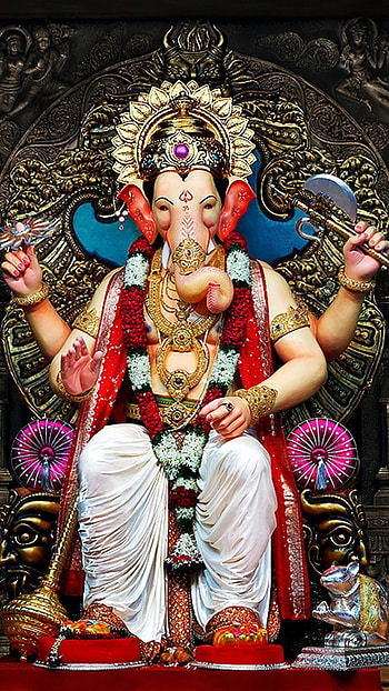 God , Lalbaugcha Raja HD phone wallpaper